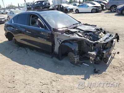 Czwarte zdjęcie samochodu z boku: 2018 INFINITI Q50 LUXE VIN:JN1EV7AR0JM430010 - miniatura