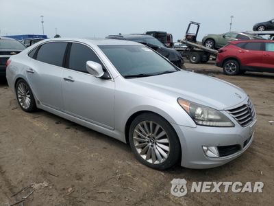 Czwarte zdjęcie samochodu z boku: 2015 HYUNDAI EQUUS SIGNATURE VIN:KMHGH4JH6FU094675 - miniatura