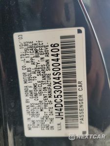 Zdjęcie 12 z 14 samochodu: 2004 ACURA RSX TYPE-S VIN:JH4DC530X4S004406 - miniatura