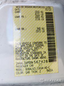 Zdjęcie 12 z 14 samochodu: 2013 NISSAN ALTIMA 2.5 VIN:1N4AL3AP0DN567428 - miniatura