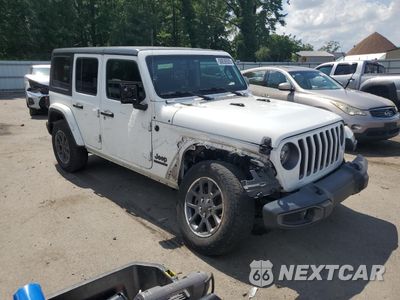 Czwarte zdjęcie samochodu z boku: 2021 JEEP WRANGLER UNLIMITED SPORT VIN:1C4HJXDN5MW558914 - miniatura