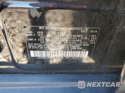 Zdjęcie 13 z 15 samochodu: 2015 SUBARU OUTBACK 2.5I LIMITED VIN:4S4BSBNC6F3249679 - miniatura