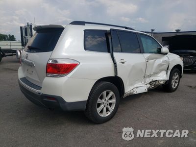 Trzecie zdjęcie samochodu z tyłu: 2012 TOYOTA HIGHLANDER BASE VIN:5TDZA3EH1CS026810 - miniatura
