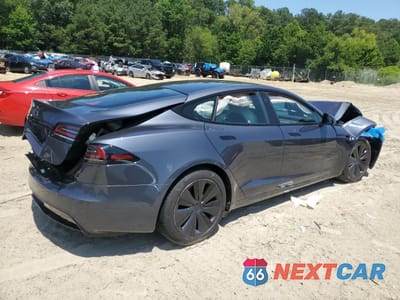 Trzecie zdjęcie samochodu z tyłu: 2022 TESLA MODEL S VIN:5YJSA1E52NF486951 - miniatura