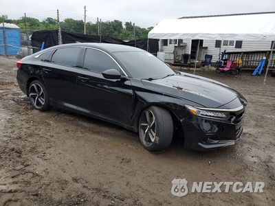 Czwarte zdjęcie samochodu z boku: 2022 HONDA ACCORD SPORT SE VIN:1HGCV1F44NA072174 - miniatura