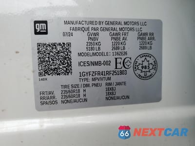 Zdjęcie 13 z 14 samochodu: 2024 CADILLAC XT4 SPORT VIN:1GYFZFR41RF251803 - miniatura