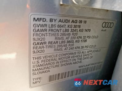 Zdjęcie 14 z 17 samochodu: 2019 AUDI Q7 PREMIUM PLUS VIN:WA1LAAF78KD010012 - miniatura