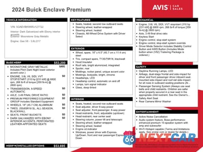 Zdjęcie 13 z 14 samochodu: 2024 BUICK ENCLAVE PREMIUM VIN:5GAEVBKW6RJ127722 - miniatura