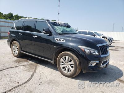 Czwarte zdjęcie samochodu z boku: 2016 INFINITI QX80 VIN:JN8AZ2NE1G9124430 - miniatura