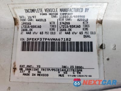 Zdjęcie 12 z 14 samochodu: 1997 FORD F350 VIN:3FEKF37F4VMA67182 - miniatura