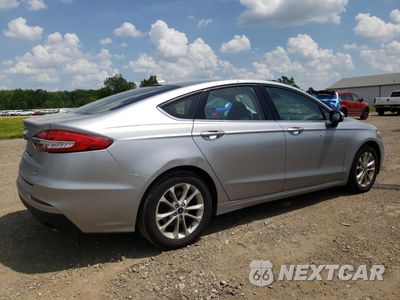 Trzecie zdjęcie samochodu z tyłu: 2020 FORD FUSION SE VIN:3FA6P0HD5LR185976 - miniatura