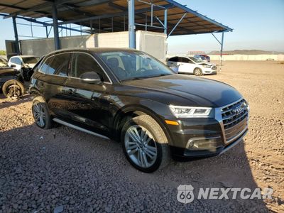 Czwarte zdjęcie samochodu z boku: 2018 AUDI Q5 PRESTIGE VIN:WA1CNAFY8J2228328 - miniatura