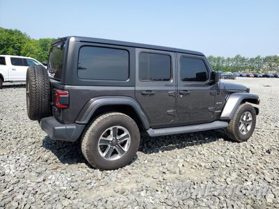 Trzecie zdjęcie samochodu z tyłu: 2019 JEEP WRANGLER UNLIMITED SAHARA VIN:1C4HJXEN3KW542920 - miniatura