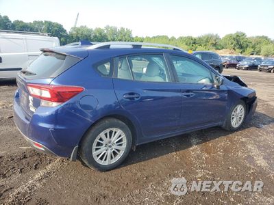 Trzecie zdjęcie samochodu z tyłu: 2018 SUBARU IMPREZA PREMIUM VIN:4S3GTAB69J3751661 - miniatura