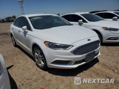 Czwarte zdjęcie samochodu z boku: 2018 FORD FUSION SE HYBRID VIN:3FA6P0LU4JR171605 - miniatura