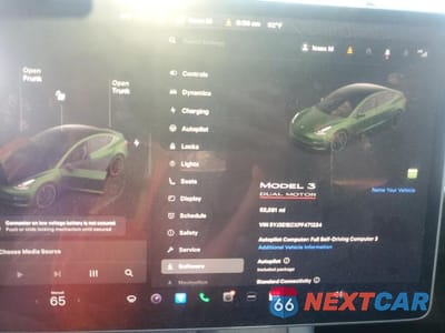Zdjęcie 9 z 12 samochodu: 2023 TESLA MODEL 3 VIN:5YJ3E1ECXPF471334 - miniatura