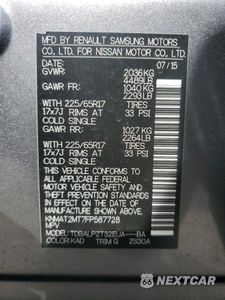 Zdjęcie 12 z 12 samochodu: 2015 NISSAN ROGUE S VIN:KNMAT2MT7FP587728 - miniatura