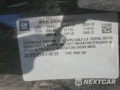 Zdjęcie 12 z 14 samochodu: 2015 CHEVROLET CAMARO LT VIN:2G1FD1E34F9148120 - miniatura