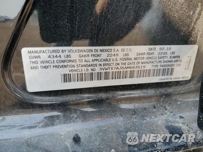 Zdjęcie 12 z 14 samochodu: 2010 VOLKSWAGEN JETTA SE VIN:3VWTX7AJ5AM663519 - miniatura