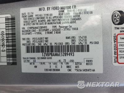 Zdjęcie 12 z 14 samochodu: 2014 FORD MUSTANG VIN:1ZVBP8AM6E5289493 - miniatura