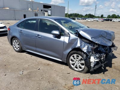 Czwarte zdjęcie samochodu z boku: 2022 TOYOTA COROLLA LE VIN:JTDEPMAE4NJ196206 - miniatura