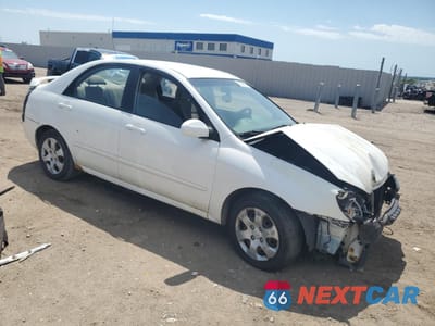 Czwarte zdjęcie samochodu z boku: 2009 KIA SPECTRA EX VIN:KNAFE221395654324 - miniatura