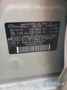 Zdjęcie 12 z 14 samochodu: 2017 HYUNDAI ELANTRA SE VIN:KMHD74LF7HU083897 - miniatura