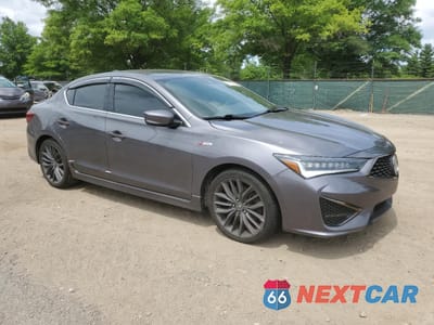 Czwarte zdjęcie samochodu z boku: 2022 ACURA ILX PREMIUM A-SPEC VIN:19UDE2F87NA007543 - miniatura