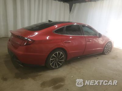 Trzecie zdjęcie samochodu z tyłu: 2020 HYUNDAI SONATA LIMITED VIN:5NPEH4J21LH024675 - miniatura