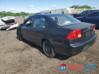 Drugie zdjęcie samochodu z przodu: 2002 HONDA CIVIC LX VIN:2HGES155X2H500273 - miniatura