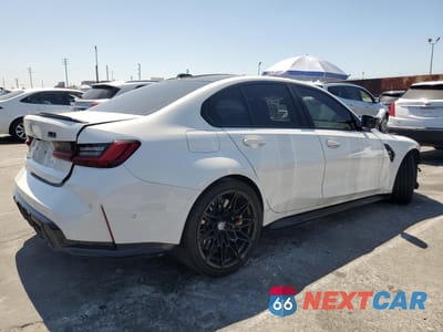 Trzecie zdjęcie samochodu z tyłu: 2024 BMW M3 COMPETITION VIN:WBS43AY01RFT29411 - miniatura