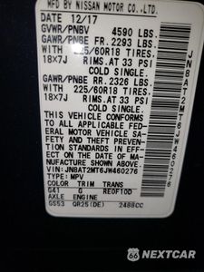Zdjęcie 12 z 12 samochodu: 2018 NISSAN ROGUE S VIN:JN8AT2MT6JW460276 - miniatura