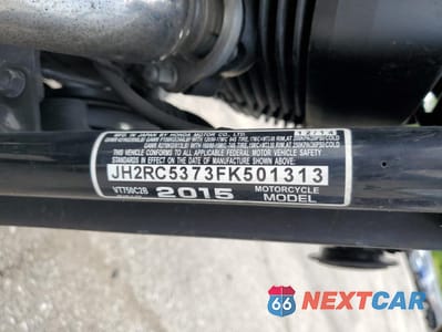 Zdjęcie 9 z 9 samochodu: 2015 HONDA VT750 C2B VIN:JH2RC5373FK501313 - miniatura