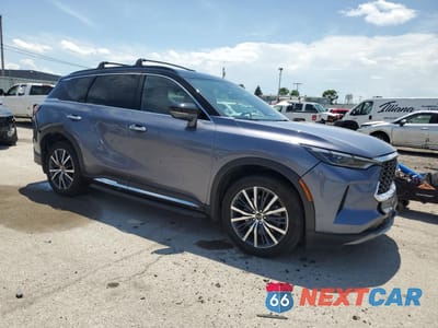 Czwarte zdjęcie samochodu z boku: 2024 INFINITI QX60 VIN:5N1DL1HU7RC332398 - miniatura