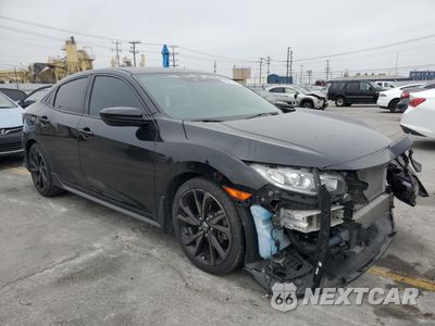 Czwarte zdjęcie samochodu z boku: 2019 HONDA CIVIC SPORT VIN:SHHFK7H48KU415462 - miniatura
