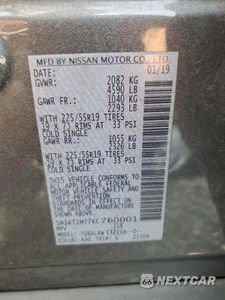 Zdjęcie 13 z 16 samochodu: 2019 NISSAN ROGUE S VIN:5N1AT2MT7KC760001 - miniatura