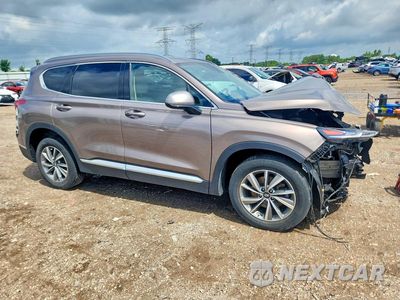 Czwarte zdjęcie samochodu z boku: 2020 HYUNDAI SANTA FE SEL VIN:5NMS3CAD1LH203065 - miniatura