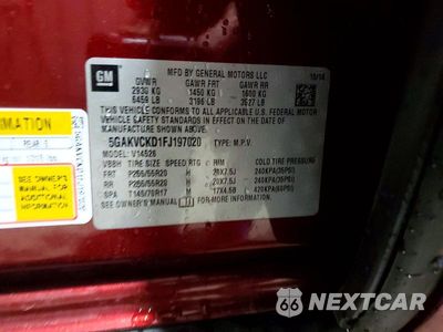 Zdjęcie 13 z 13 samochodu: 2015 BUICK ENCLAVE VIN:5GAKVCKD1FJ197020 - miniatura