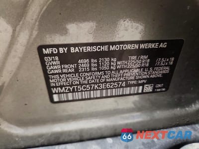 Zdjęcie 12 z 12 samochodu: 2019 MINI COOPER COUNTRYMAN VIN:WMZYT5C57K3E62574 - miniatura