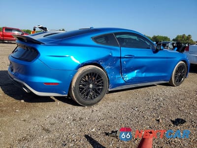 Trzecie zdjęcie samochodu z tyłu: 2019 FORD MUSTANG VIN:1FA6P8TH7K5125398 - miniatura