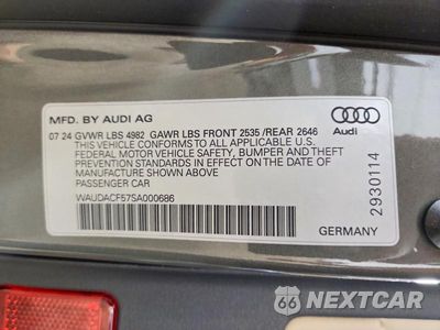 Zdjęcie 13 z 13 samochodu: 2025 AUDI A5 PREMIUM 45 VIN:WAUDACF57SA000686 - miniatura