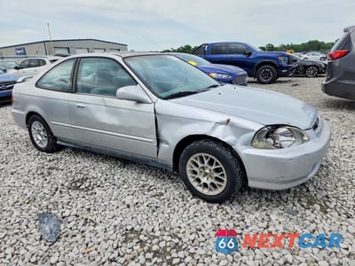 Czwarte zdjęcie samochodu z boku: 1996 HONDA CIVIC EX VIN:1HGEJ8244TL077931 - miniatura