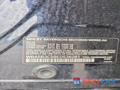 Zdjęcie 13 z 13 samochodu: 2014 BMW 535 XI VIN:WBA5B3C58ED536281 - miniatura