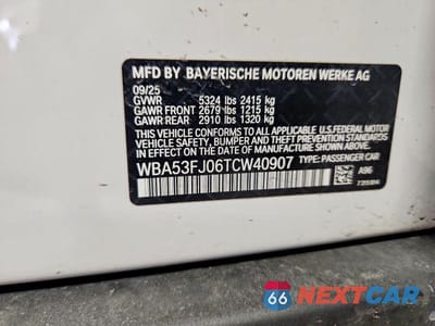 Zdjęcie 12 z 12 samochodu: 2026 BMW 530 XI VIN:WBA53FJ06TCW40907 - miniatura