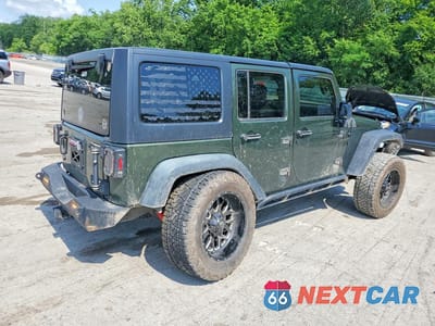 Trzecie zdjęcie samochodu z tyłu: 2007 JEEP WRANGLER X VIN:1J4GA39127L189746 - miniatura