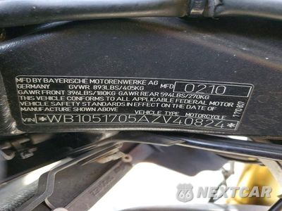 Zdjęcie 9 z 9 samochodu: 2010 BMW S 1000 RR VIN:WB1051705AZV40824 - miniatura