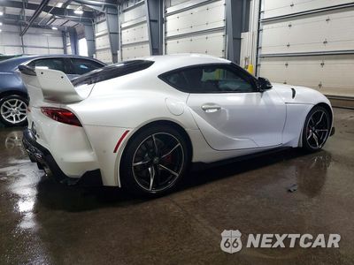 Trzecie zdjęcie samochodu z tyłu: 2021 TOYOTA GR SUPRA 3.0 PREMIUM VIN:WZ1DB0C08MW043108 - miniatura