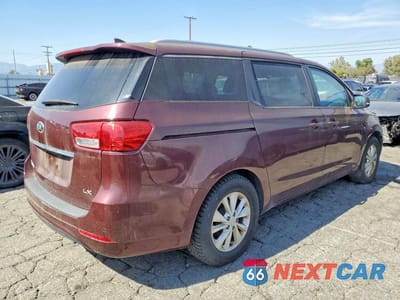 Trzecie zdjęcie samochodu z tyłu: 2017 KIA SEDONA LX VIN:KNDMB5C18H6266288 - miniatura