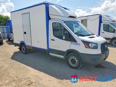 Czwarte zdjęcie samochodu z boku: 2022 FORD TRANSIT DELIVERY TRUCK VIN:1FDBW5Z88NKA39696 - miniatura