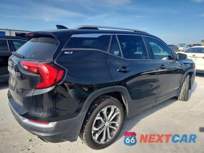 Trzecie zdjęcie samochodu z tyłu: 2018 GMC TERRAIN SLT VIN:3GKALPEX3JL168766 - miniatura